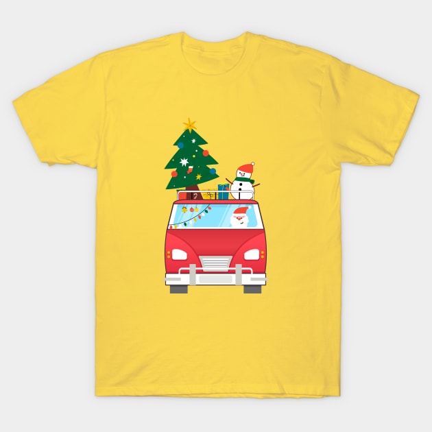 Santa Christmas vacation T-Shirt by KENG 51